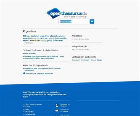 openthesaurus|the open saurus.